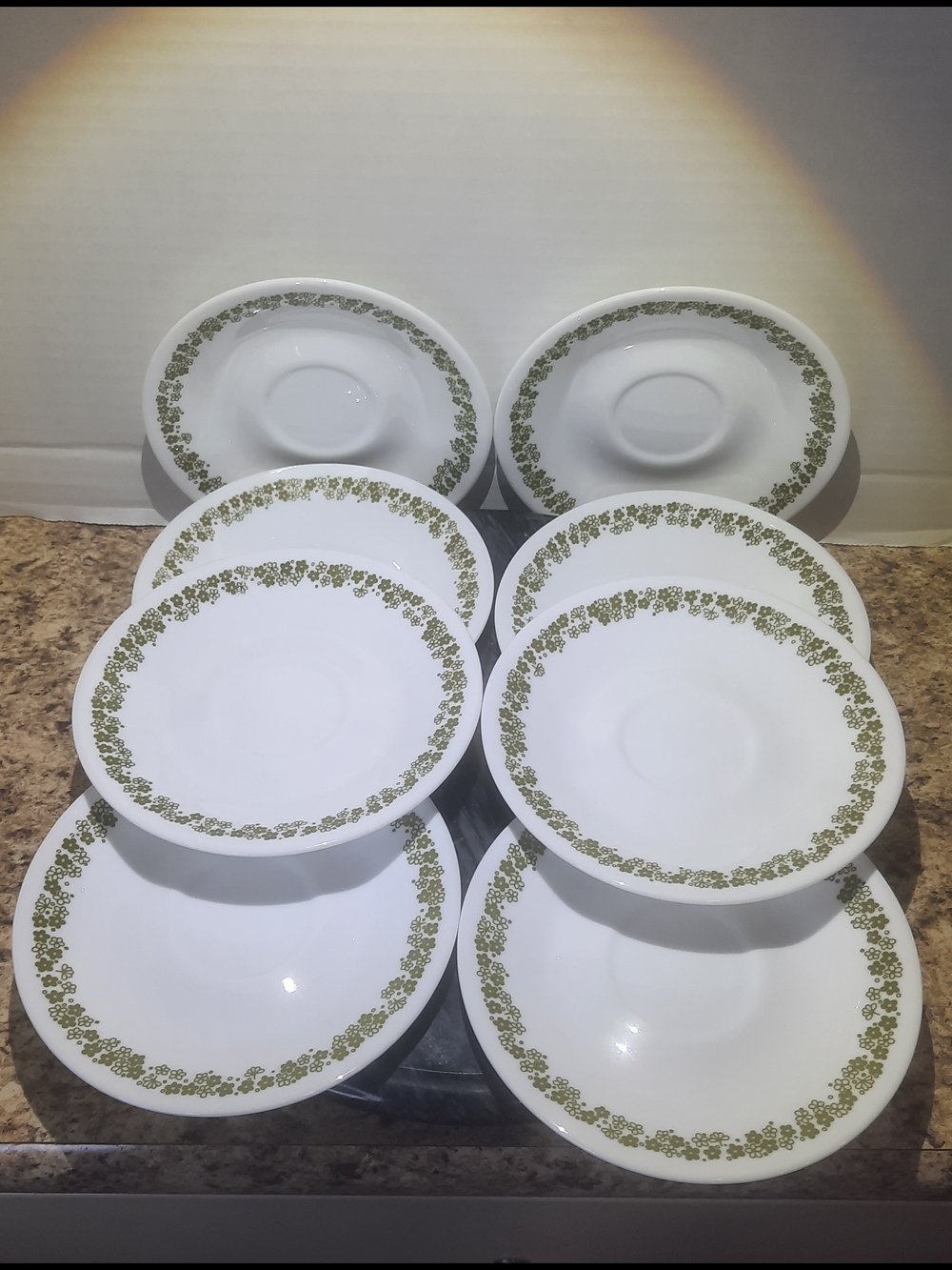 Corelle Spring Blossom Saucers X 8
